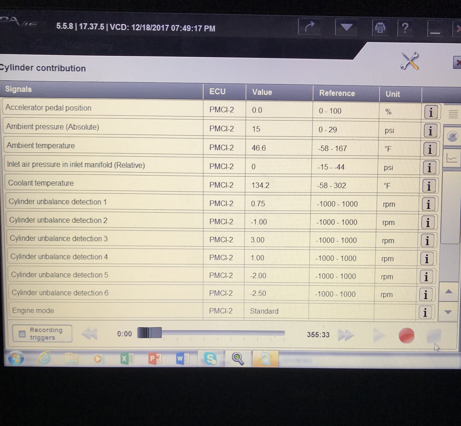 davie paccar software diagnostic engine